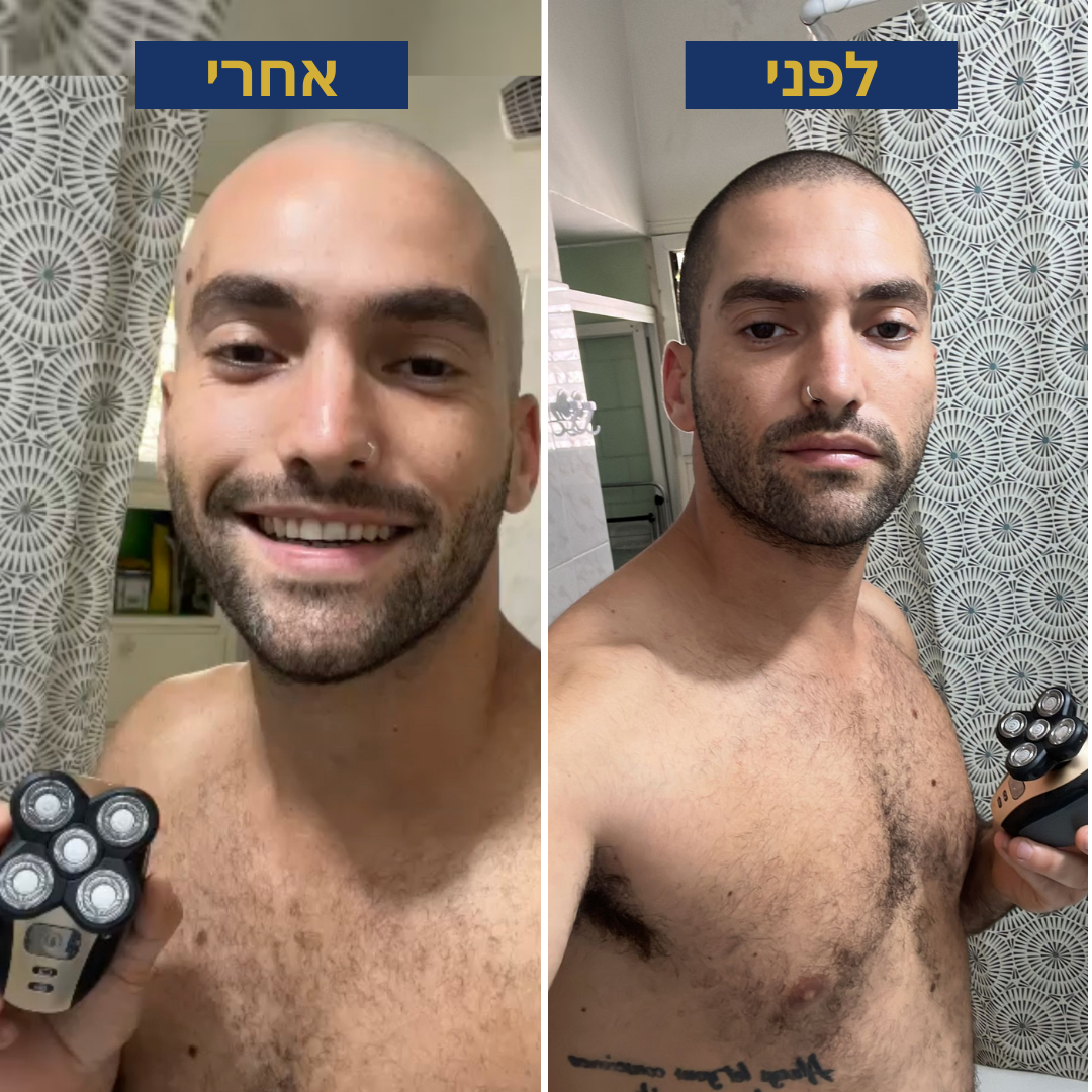 ערכת הגילוח האולטימטיבית לראש (1X להבים + תיק נשיאה) | RAZORJET